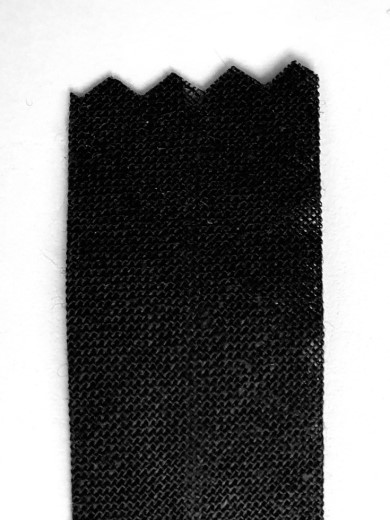 BW Schraegband gefalzt schwarz 20mm