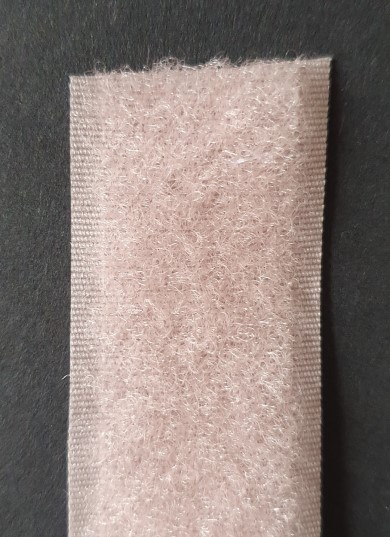 Flauschband Nylon rosa 30mm detail HGS 390