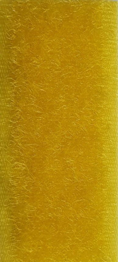 Flauschband Nylon 20mm gelb
